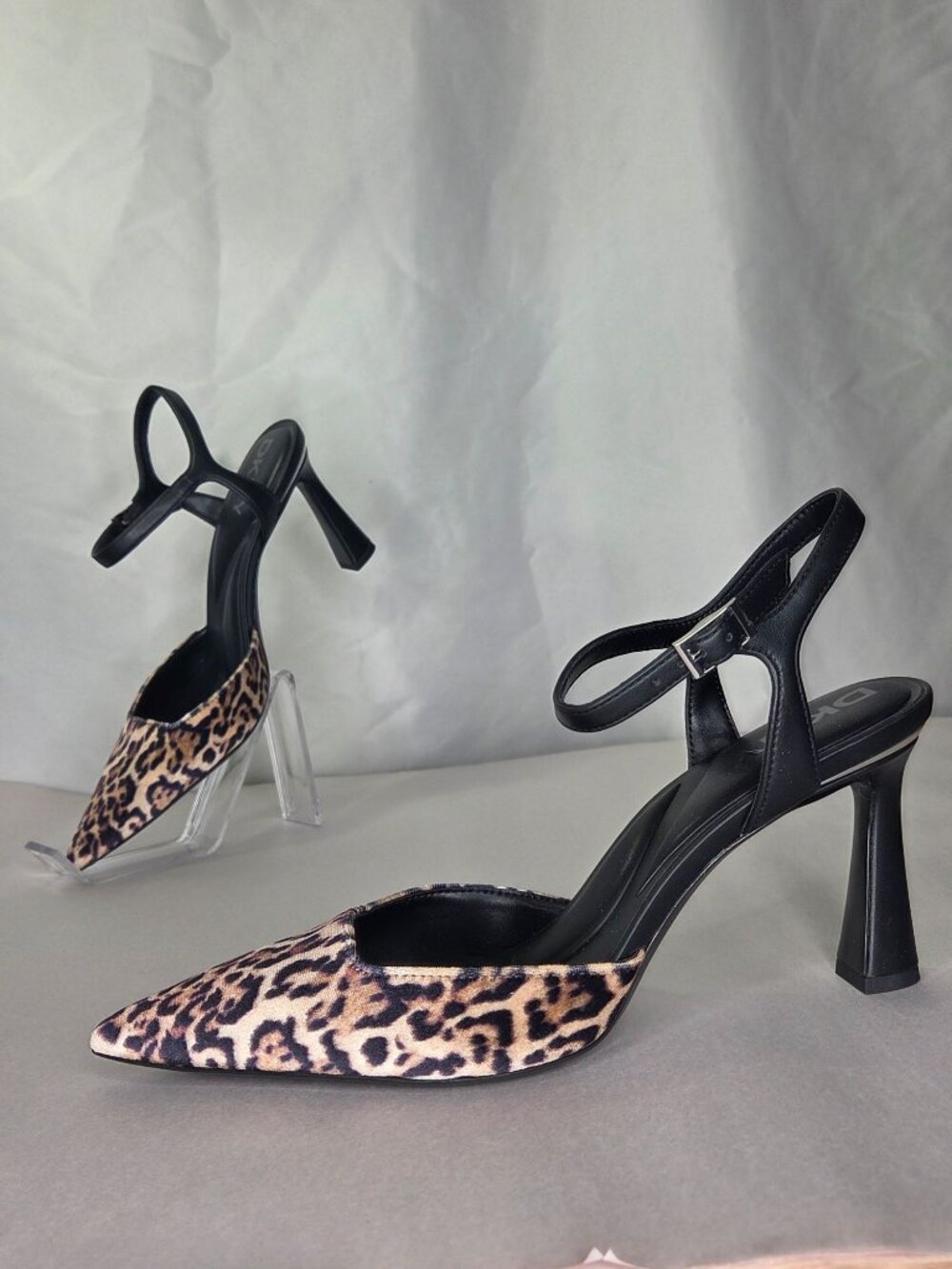 Dkny Ceana Pointy Toe High Pumps - Animal, Size: 8.5